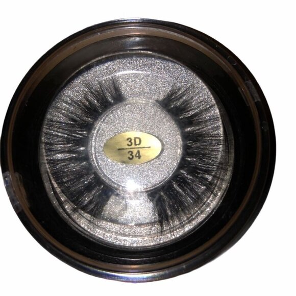 Handmade 3D Mink Lashes #34 Long Thick Eyelashes Extension 100% Real Mink - Picture 1 of 4